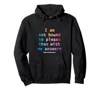 I am not bound to please, drôle de Shakespeare citation tie-dye Sweat à Capuche