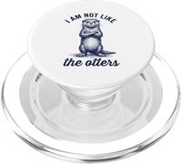 I Am Not Like The Otters Funny Introverti Pun PopSockets PopGrip pour MagSafe