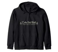 I Am Not Rude, I Have Social Anxiety Introverti Sweat à Capuche