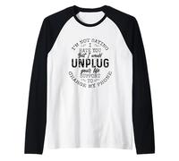 I am Not Saying I Hate You Funny Sarcastic Mad Quote Saying Manche Raglan