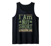 I Am Not Short Leprechaun Taille Funny Saint Patrick Day Débardeur