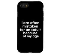 I Am Often Mistaken for an Adult Because of My Age Garçons Fille Coque pour iPhone SE (2020) / 7/8