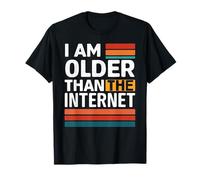 I Am Older Than The Internet Funny Retro Humour Meme Floppy T-Shirt