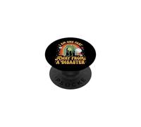 I Am One Fart Away from A Disaster Mal De Ventre PopSockets PopGrip Adhésif