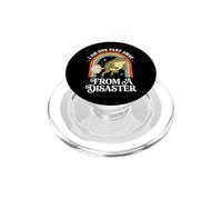I Am One Fart Away from A Disaster Mal De Ventre PopSockets PopGrip pour MagSafe