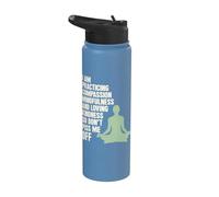 I Am Practicing Mindfulness Compassion And Loving Kindness Stainless Steel Insulated Water Bottle