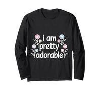 I Am Pretty Adorable Cute Confident Personality - Manche Longue