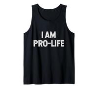 I Am Pro-Life Activiste de Soutien Anti-avortement pour bébé à naître Débardeur