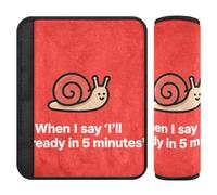 I Am Ready Lot de 2 sangles de ceinture de sécurité pour voiture