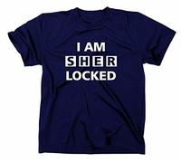 I Am Sherlocked T-Shirt, sherlock holmes, tv, XXL, navy