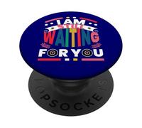 I Am Still Waiting for You, Esthétique rétro Vintage PopSockets PopGrip Adhésif