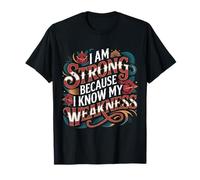 I Am Strong Because I Know My Weakness Force - T-Shirt
