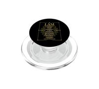 I Am Stronger Bouddhism Mantra Affirmation Positive PopSockets PopGrip pour MagSafe
