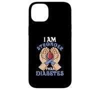 I Am Stronger Than Diabetes | Diabétique | Sensibilisation au diabète Coque pour iPhone 14 Plus