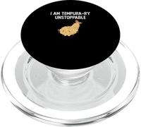 I Am Tempura-ry Unstoppable Tempura Humor Fans de Cuisine Japonaise PopSockets PopGrip pour MagSafe