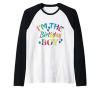 I Am The Birthday Boy Kids Matching Family Cool Graphic Art Manche Raglan