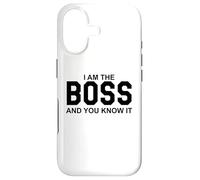 I Am The Boss and You Know It Theres a New Boss in Town Baby Coque pour iPhone 17