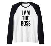 I am The Boss Women Big Sister Im Not Bossy Im The Boss Mom Manche Raglan