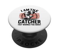 I Am The Catcher They Warned About Athletic Apparel (Je suis PopSockets PopGrip Adhésif