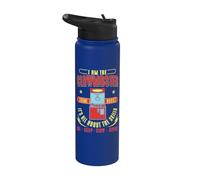 I Am The Clawmaster Crane Addict Jeu d'arcade rétro Skills Stainless Steel Insulated Water Bottle