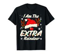 I Am The Extra Reindeer Christmas Family Costume Party T-Shirt