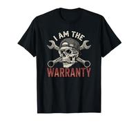 I am The Guarantee Funny Mechanic Skeleton Garage Work Humour T-Shirt