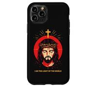 I Am The Light of The World John 8:12 Jésus Bible Verse Art Coque pour iPhone 11 Pro