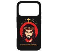 I Am The Light of The World John 8:12 Jésus Bible Verse Art Coque pour iPhone 17 Pro