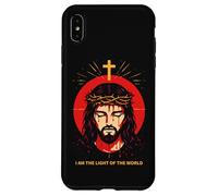I Am The Light of The World John 8:12 Jésus Bible Verse Art Coque pour iPhone XS Max