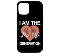 I Am The Pro-Life Generation Anti Abortion Femmes Hommes Coque pour iPhone 12/12 Pro