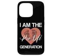I Am The Pro-Life Generation Anti Abortion Femmes Hommes Coque pour iPhone 13 Pro