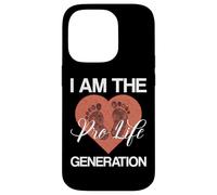 I Am The Pro-Life Generation Anti Abortion Femmes Hommes Coque pour iPhone 14 Pro