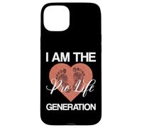 I Am The Pro-Life Generation Anti Abortion Femmes Hommes Coque pour iPhone 15 Plus