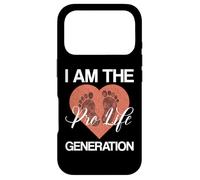 I Am The Pro-Life Generation Anti Abortion Femmes Hommes Coque pour iPhone 17 Pro