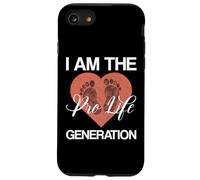 I Am The Pro-Life Generation Anti Abortion Femmes Hommes Coque pour iPhone SE (2020) / 7/8