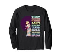 I Am The Storm Afro American Pride Black History Months Manche Longue