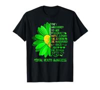 I Am The Storm Ruban Vert Tournesol pour la santé mentale T-Shirt
