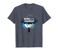 I Am The Storm : Un Art inspirant né de la tempête T-Shirt, Homme, Bleu Chiné, 3XL