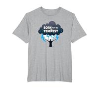 I Am The Storm : Un Art inspirant né de la tempête T-Shirt, Homme Grandes Tailles, Gris Chiné, 6X Tall