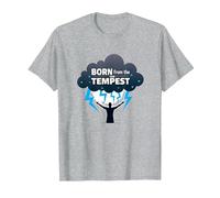 I Am The Storm : Un Art inspirant né de la tempête T-Shirt, Homme, Gris Chiné, 5XL