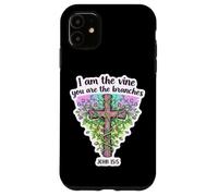 I Am The Vine You are The Branches Bible chrétienne pour Femme Coque pour iPhone 11