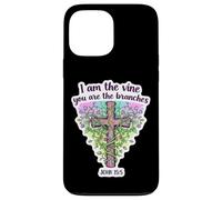 I Am The Vine You are The Branches Bible chrétienne pour Femme Coque pour iPhone 13 Pro Max