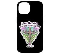 I Am The Vine You are The Branches Bible chrétienne pour Femme Coque pour iPhone 14