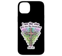 I Am The Vine You are The Branches Bible chrétienne pour Femme Coque pour iPhone 14 Plus
