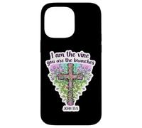 I Am The Vine You are The Branches Bible chrétienne pour Femme Coque pour iPhone 14 Pro Max