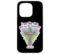 I Am The Vine You are The Branches Bible chrétienne pour Femme Coque pour iPhone 15 Pro