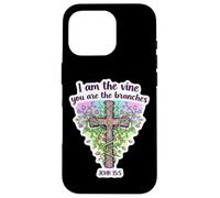 I Am The Vine You are The Branches Bible chrétienne pour Femme Coque pour iPhone 16 Pro