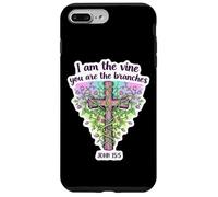 I Am The Vine You are The Branches Bible chrétienne pour Femme Coque pour iPhone 7 Plus/8 Plus