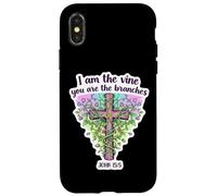 I Am The Vine You are The Branches Bible chrétienne pour Femme Coque pour iPhone X/XS