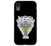 I Am The Vine You are The Branches Bible chrétienne pour Femme Coque pour iPhone XR